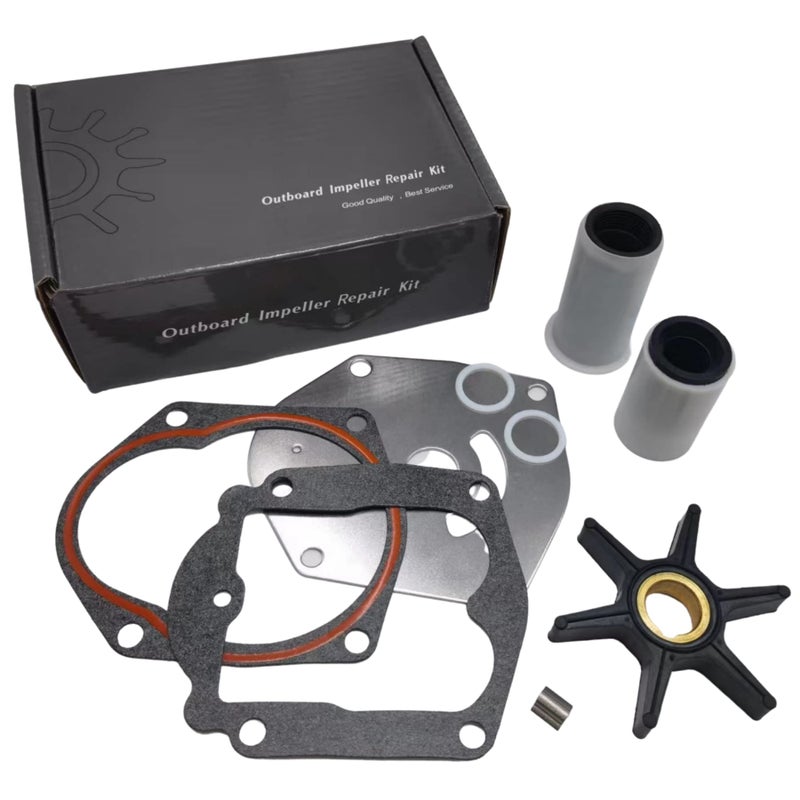 UanofCn 821354A2 Water Pump Impeller Kit for Mercury Marine Outboards 25 to 50 HP Motors with Tubes Replacement 821354A1 Sierra 18-4531 - Image 1